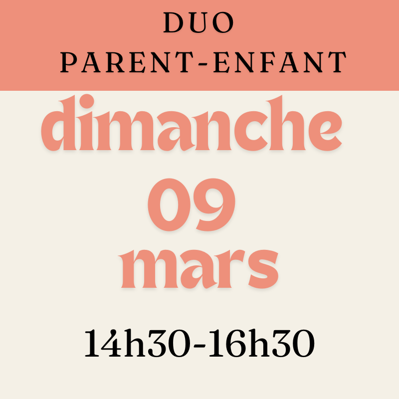 Stage duo parent enfant